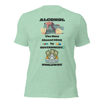 Alcohol Abuse Unisex t-shirt by Mimetic Clothing
