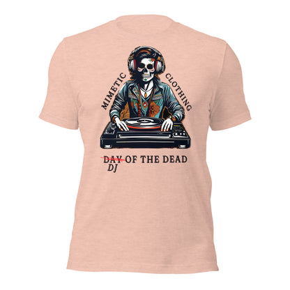 DJ of the Dead Unisex t-shirt by Mimetic Clothing
