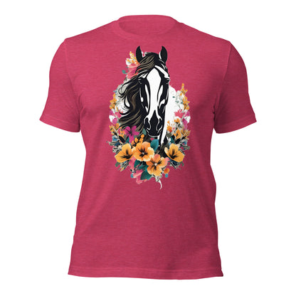 Spring Horse by Mimetic Clothing. Premium Unisex t-shirt
