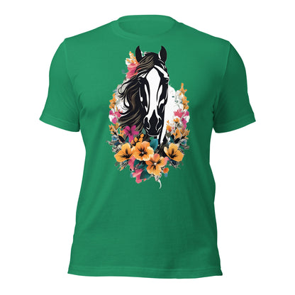 Spring Horse by Mimetic Clothing. Premium Unisex t-shirt