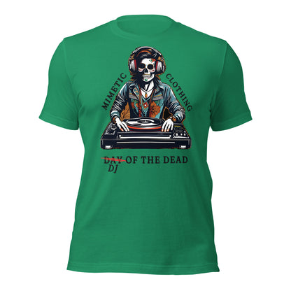 DJ of the Dead Unisex t-shirt by Mimetic Clothing