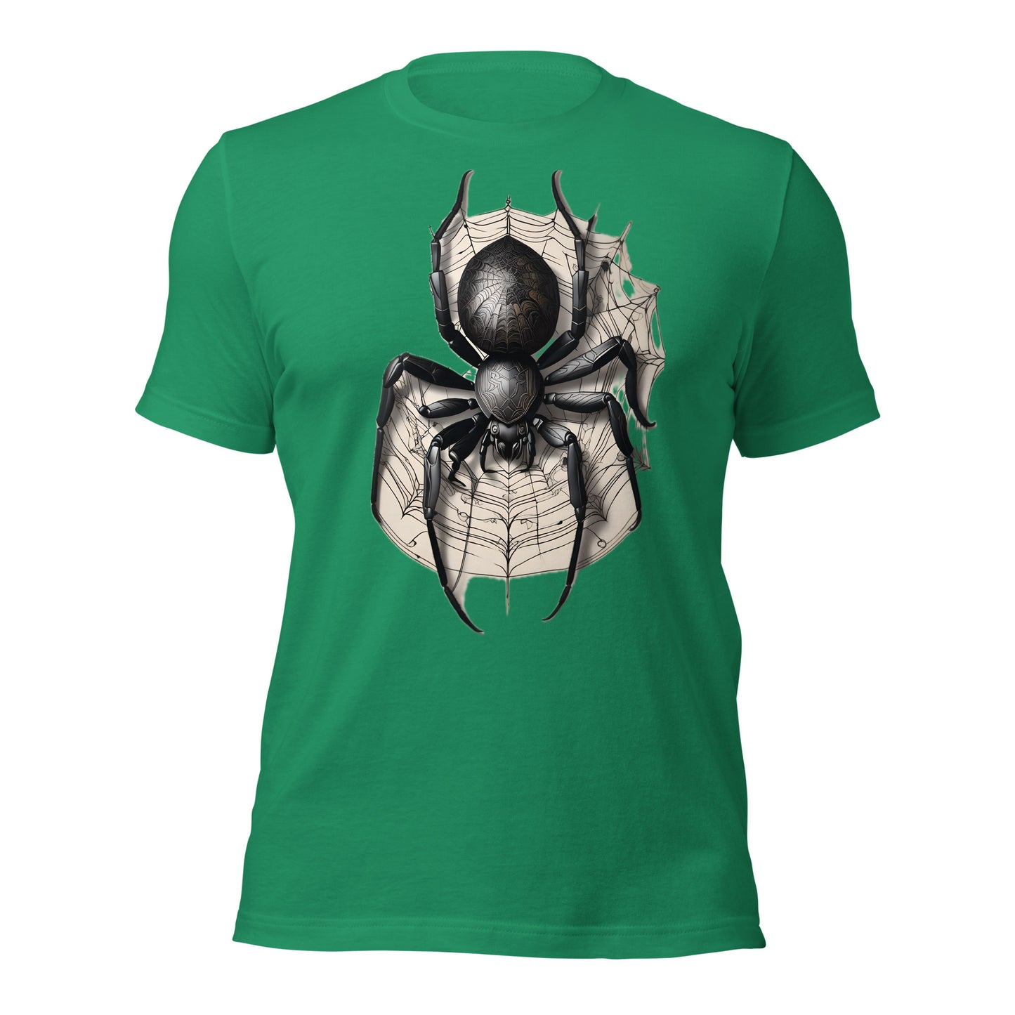 Techno Spider Graphic Tee Design by Mimetic Clothing. Unisex t-shirt