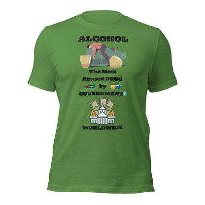 Alcohol Abuse Unisex t-shirt by Mimetic Clothing