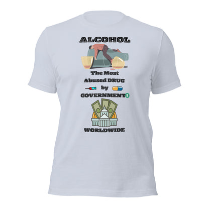 Alcohol Abuse Unisex t-shirt by Mimetic Clothing
