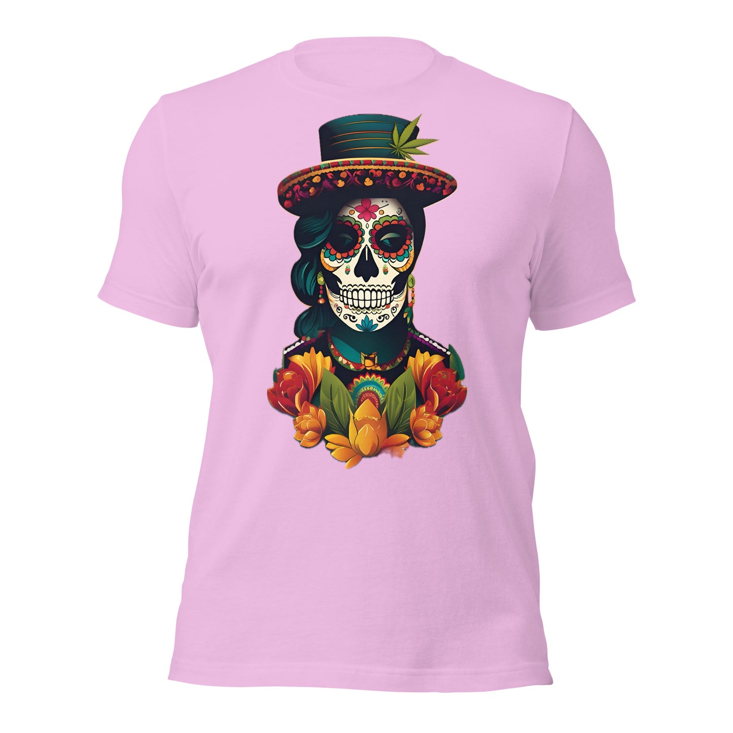 Dia De Los Muertos Woman. Premium Unisex t-shirt
