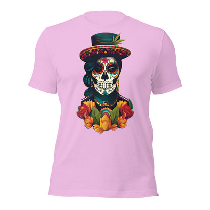 Dia De Los Muertos Woman. Premium Unisex t-shirt