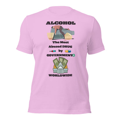 Alcohol Abuse Unisex t-shirt by Mimetic Clothing