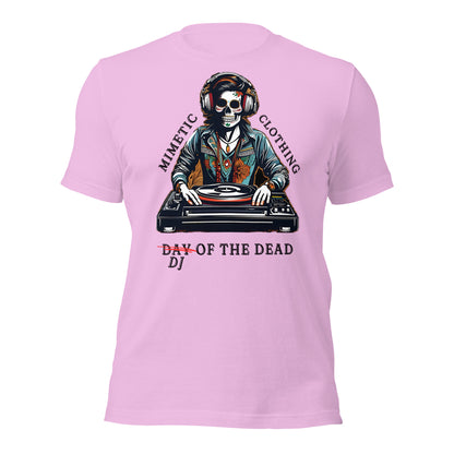 DJ of the Dead Unisex t-shirt by Mimetic Clothing