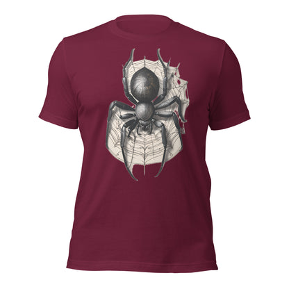 Techno Spider Graphic Tee Design by Mimetic Clothing. Unisex t-shirt