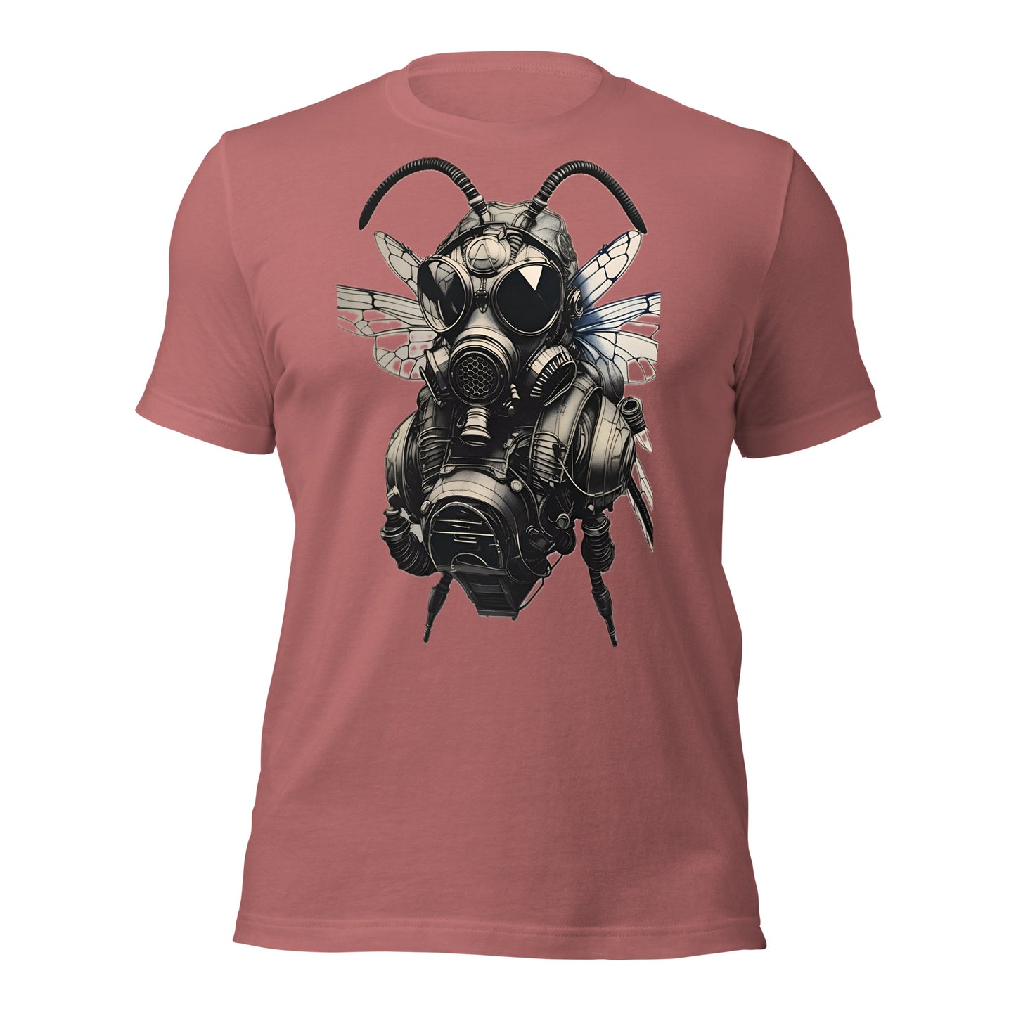 Gas Mask Bee design by Mimetic. Premium Unisex t-shirt