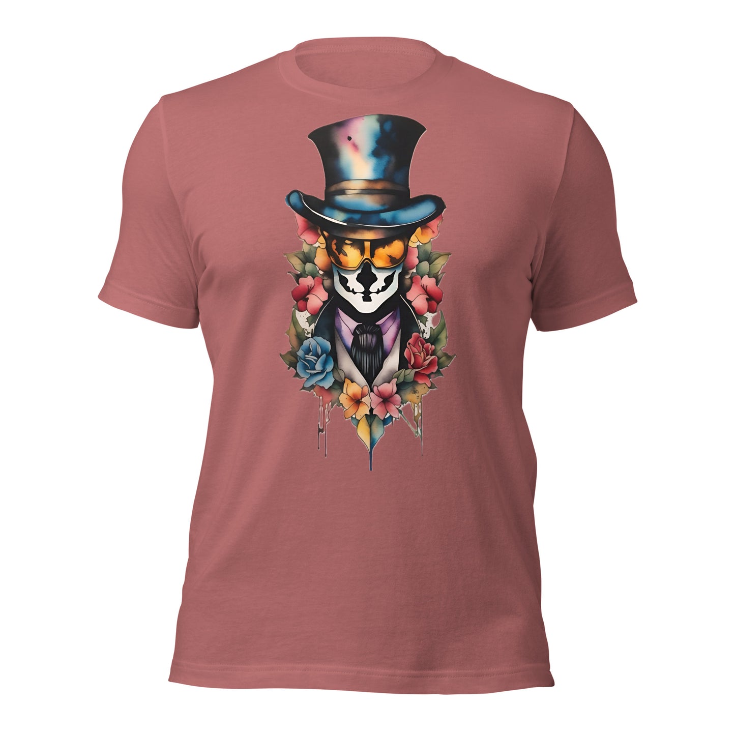 Watercolour Voodoo Skull design by Mimetic. Premium Unisex t-shirt