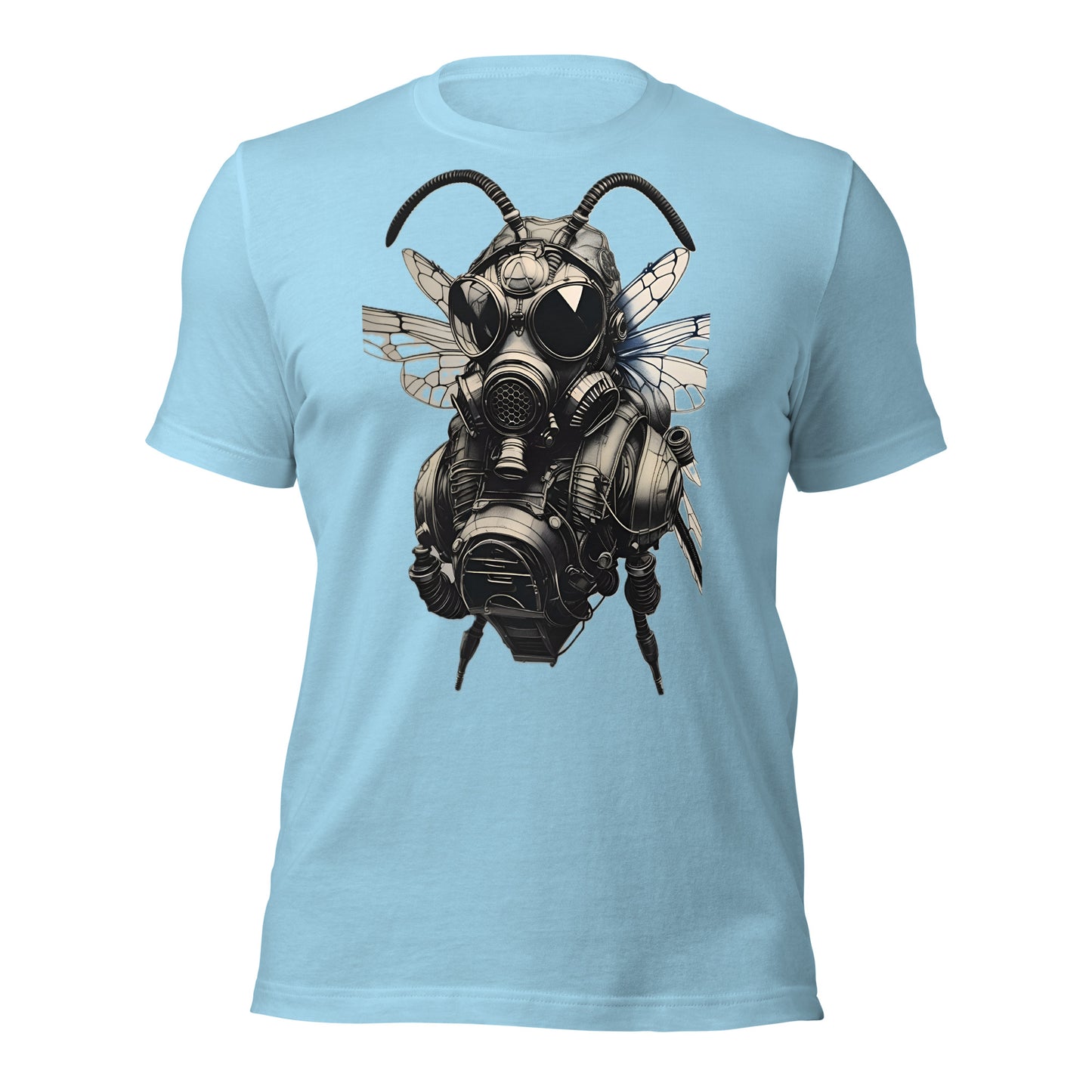 Gas Mask Bee design by Mimetic. Premium Unisex t-shirt