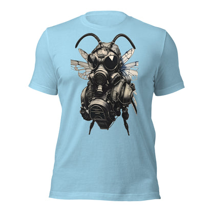 Gas Mask Bee design by Mimetic. Premium Unisex t-shirt