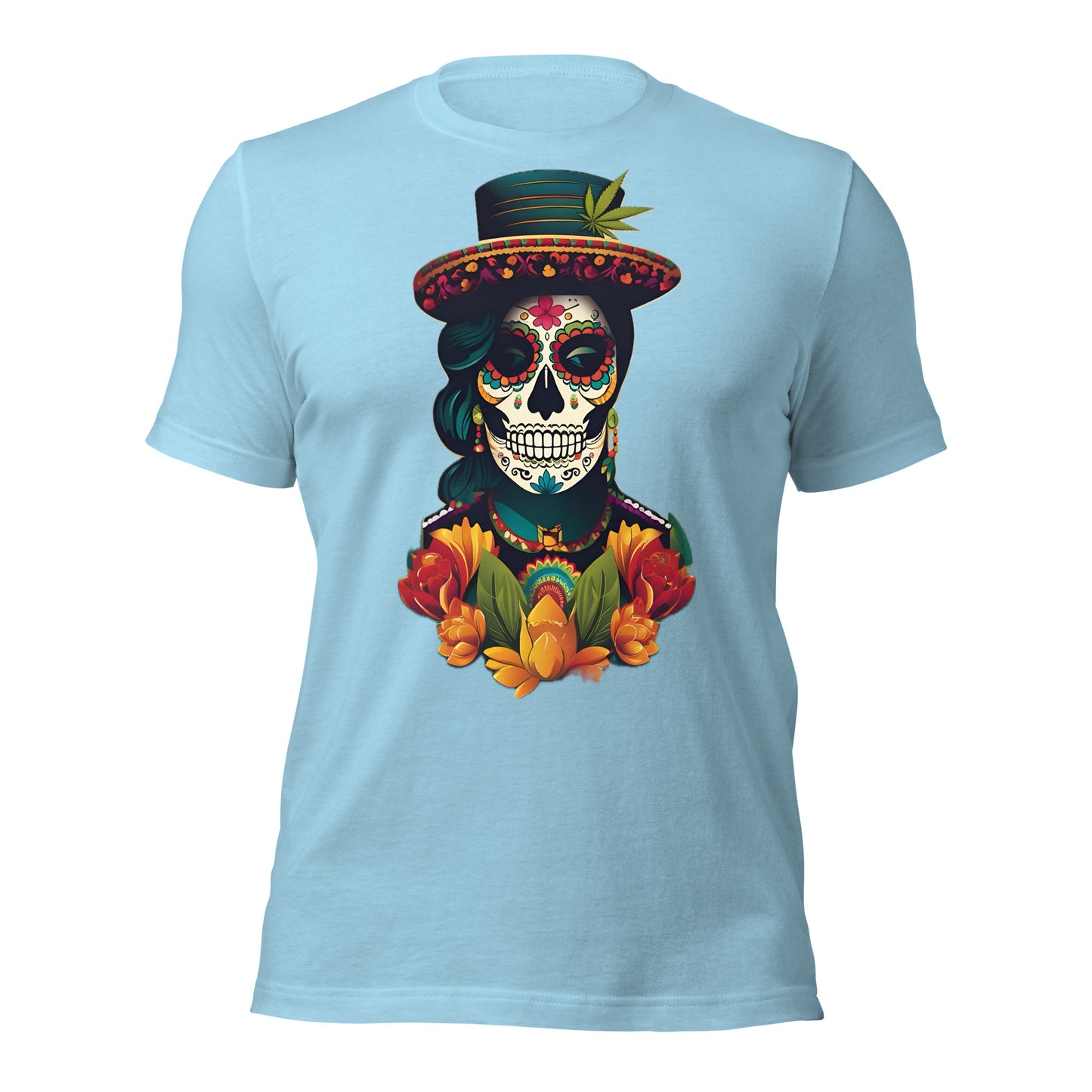 Dia De Los Muertos Woman. Premium Unisex t-shirt