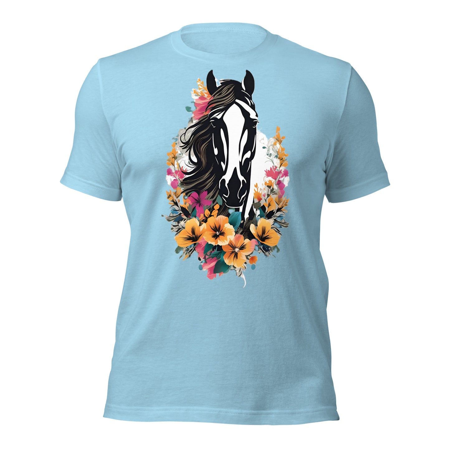 Spring Horse by Mimetic Clothing. Premium Unisex t-shirt