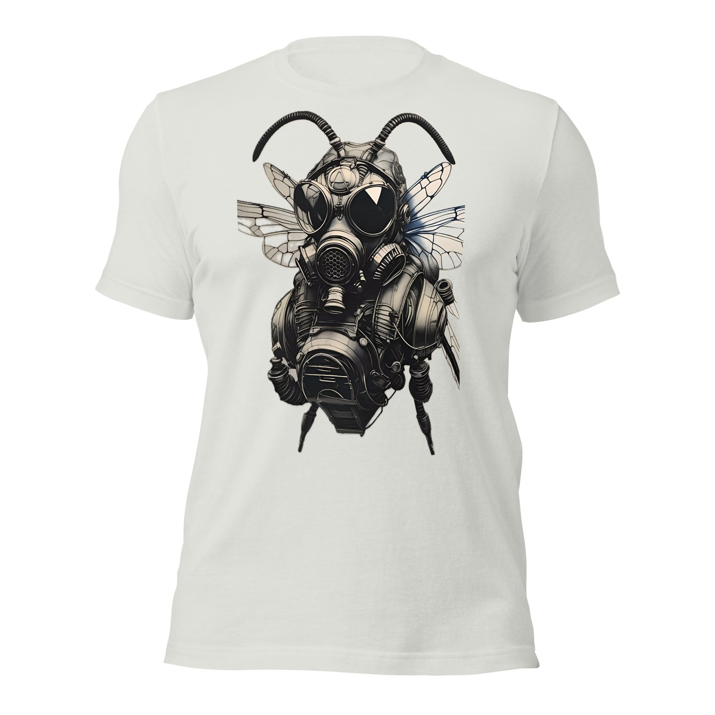 Gas Mask Bee design by Mimetic. Premium Unisex t-shirt