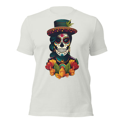 Dia De Los Muertos Woman. Premium Unisex t-shirt