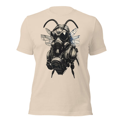 Gas Mask Bee design by Mimetic. Premium Unisex t-shirt