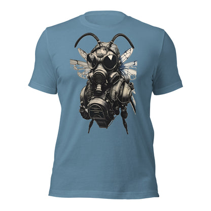 Gas Mask Bee design by Mimetic. Premium Unisex t-shirt