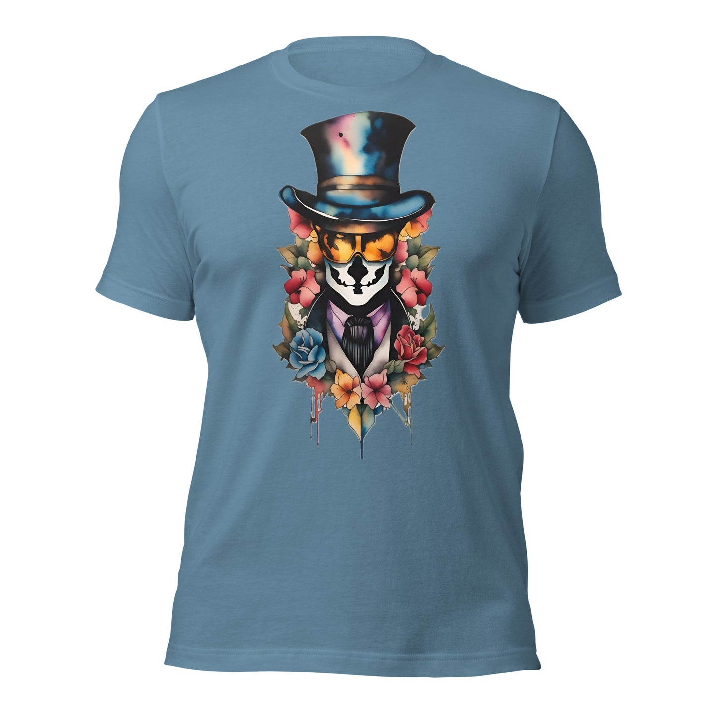 Watercolour Voodoo Skull design by Mimetic. Premium Unisex t-shirt
