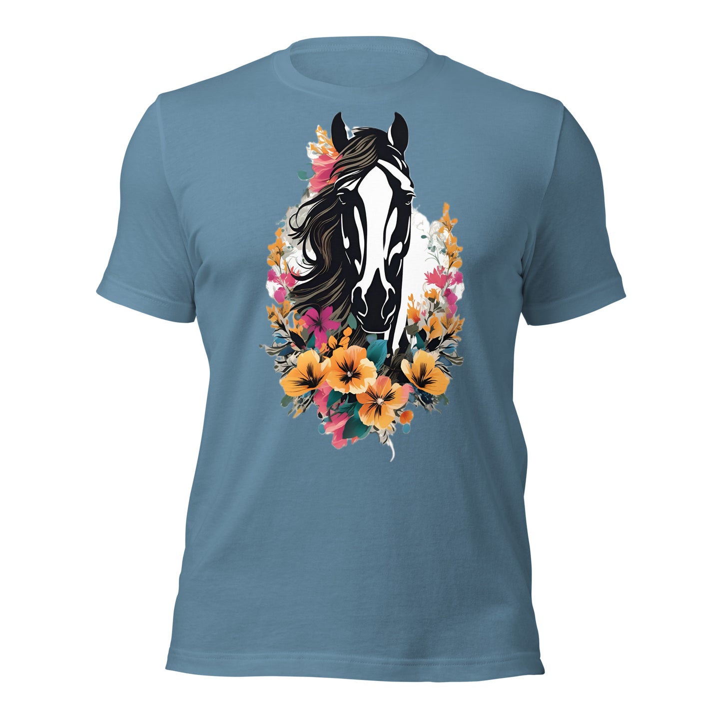 Spring Horse by Mimetic Clothing. Premium Unisex t-shirt