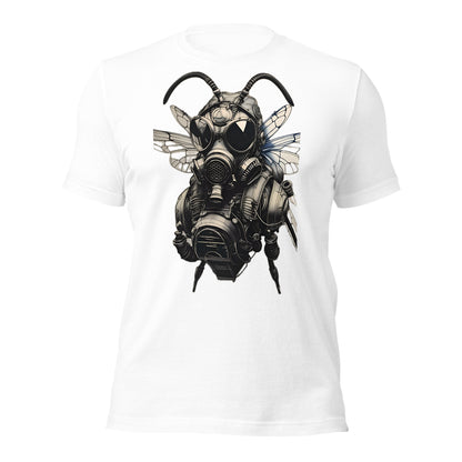 Gas Mask Bee design by Mimetic. Premium Unisex t-shirt