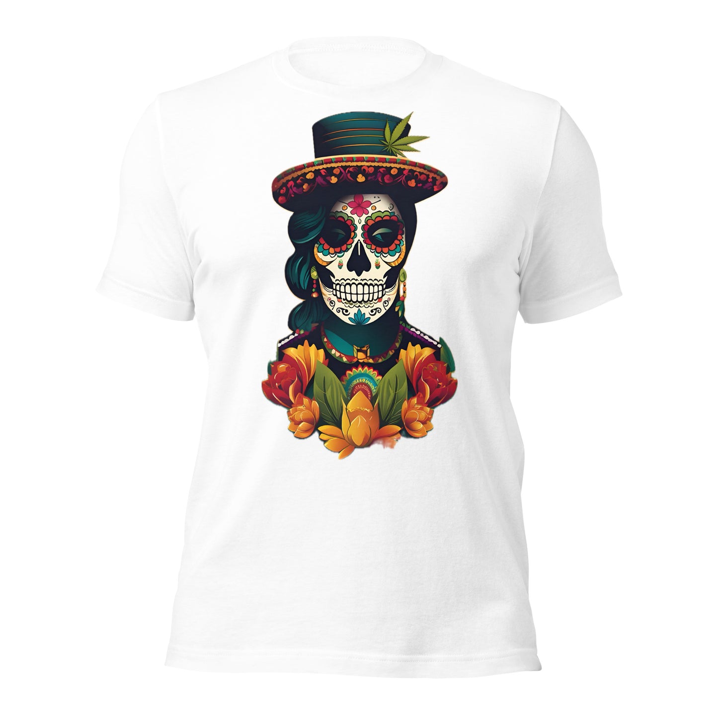Dia De Los Muertos Woman. Premium Unisex t-shirt