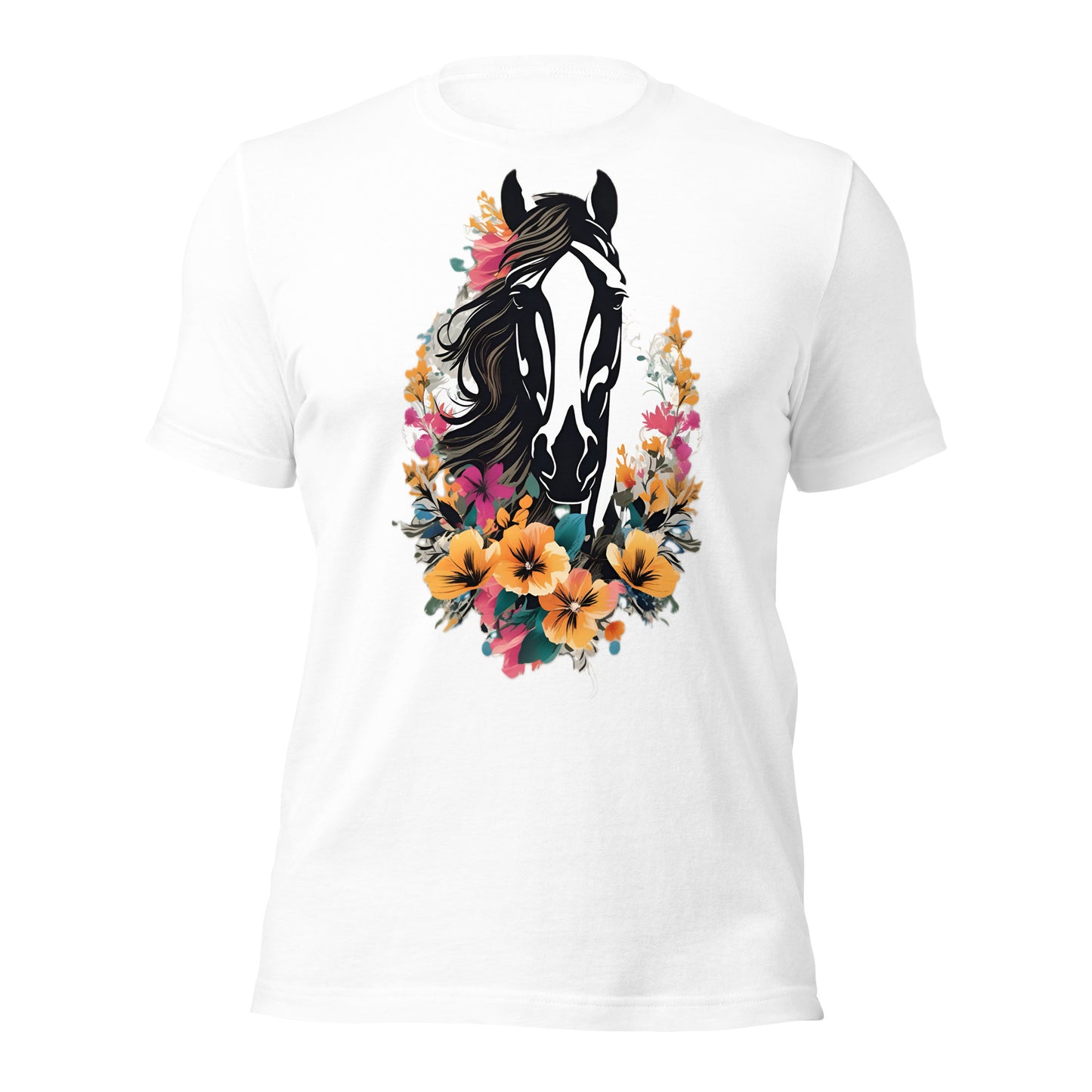 Spring Horse by Mimetic Clothing. Premium Unisex t-shirt