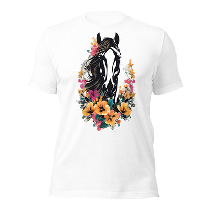 Spring Horse by Mimetic Clothing. Premium Unisex t-shirt