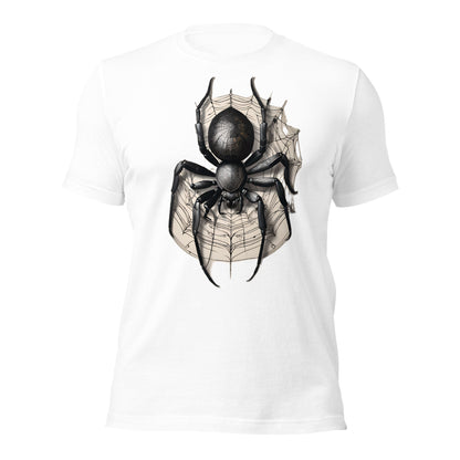 Techno Spider Graphic Tee Design by Mimetic Clothing. Unisex t-shirt