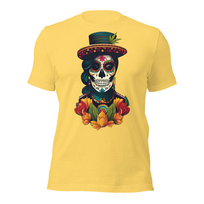 Dia De Los Muertos Woman. Premium Unisex t-shirt