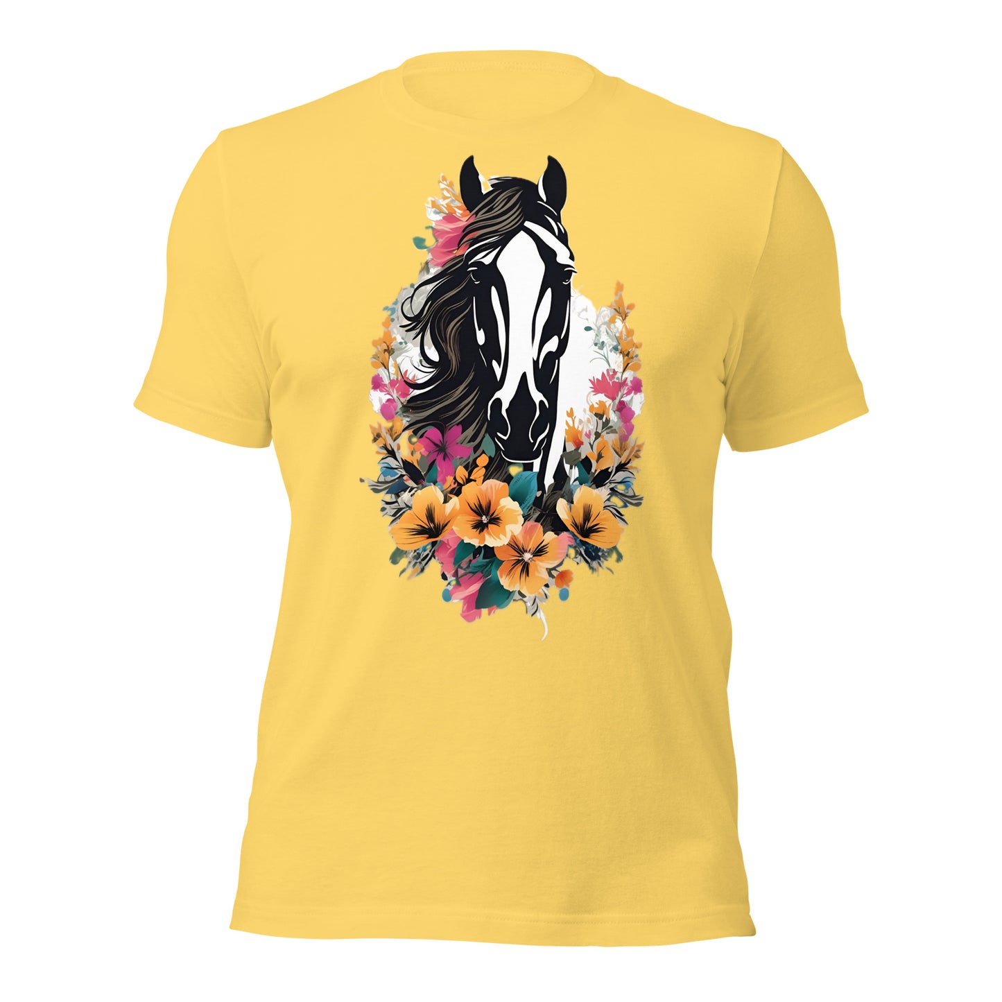 Spring Horse by Mimetic Clothing. Premium Unisex t-shirt