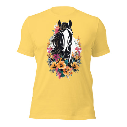Spring Horse by Mimetic Clothing. Premium Unisex t-shirt
